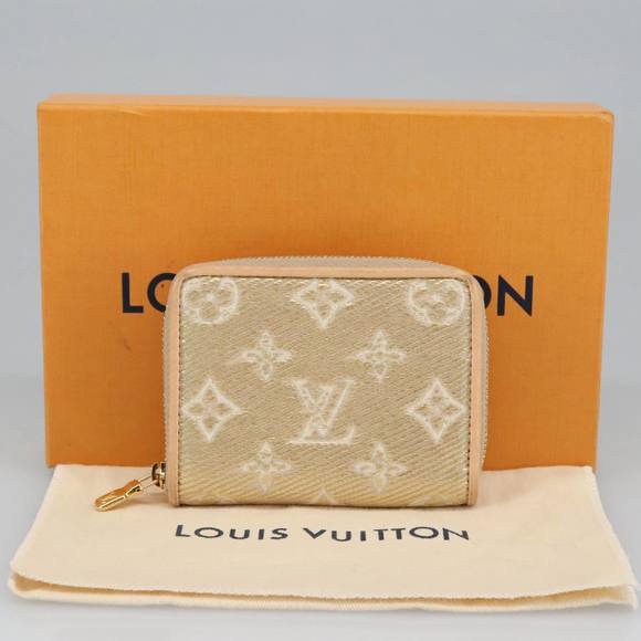 LOUIS VUITTON Monogram Laminated Jacquard Zippy Coin Purse M82483 Auth 100863SA - Picture 12 of 16